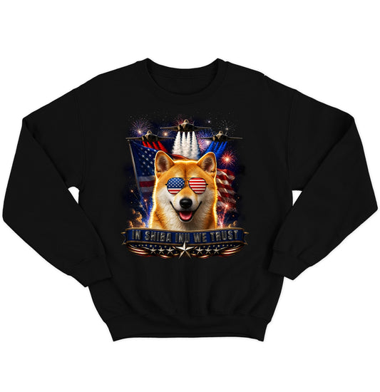 In Shiba Inu We Trust - Crewneck Sweatshirt
