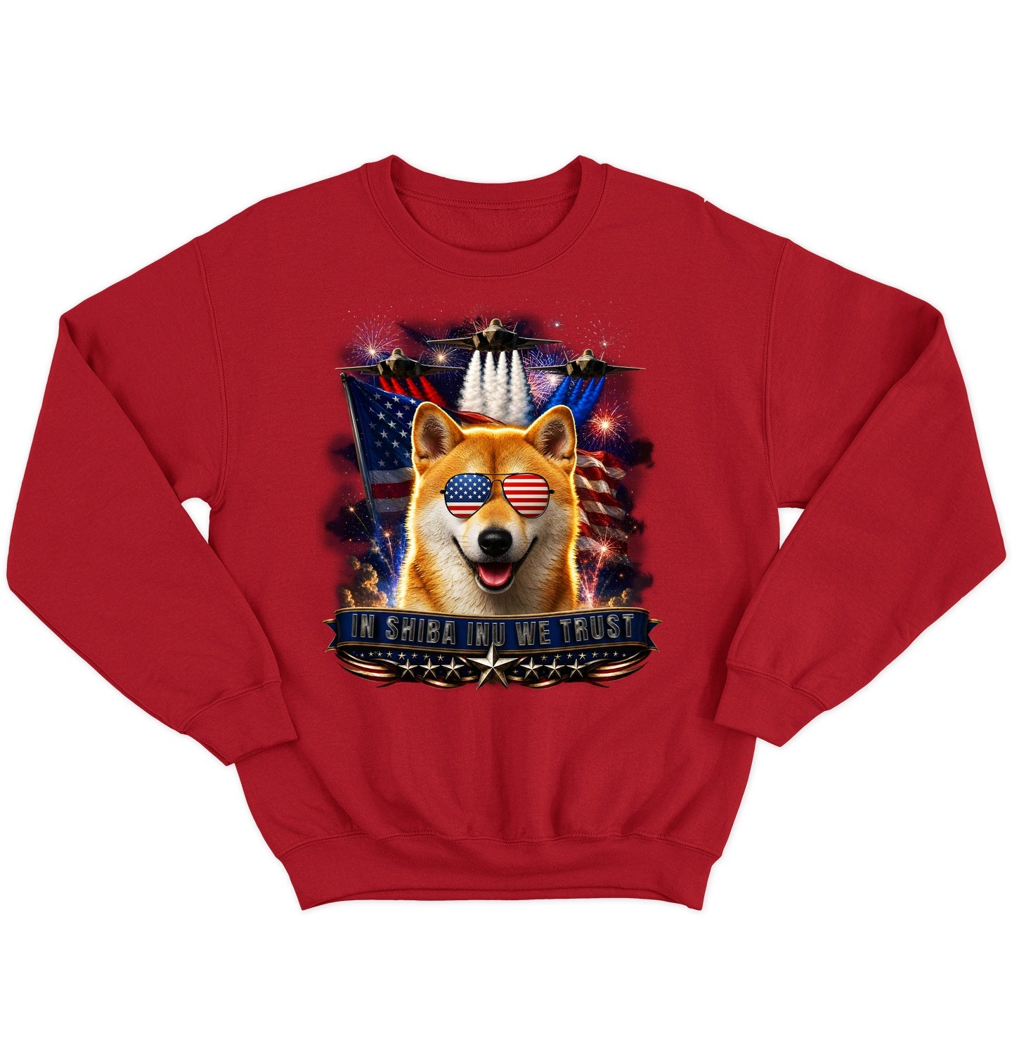 In Shiba Inu We Trust - Crewneck Sweatshirt