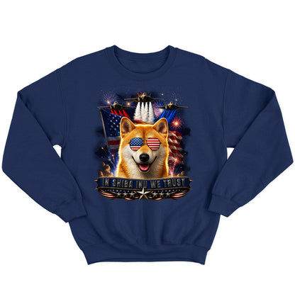 In Shiba Inu We Trust - Crewneck Sweatshirt