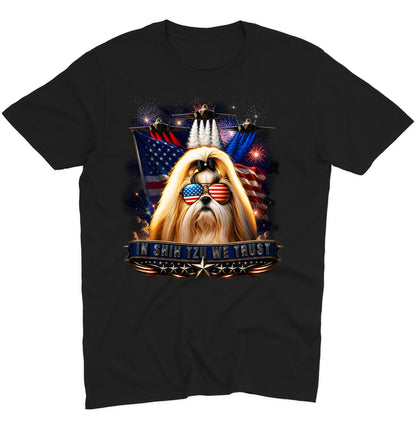 In Shih Tzu We Trust - Adult Unisex T-Shirt