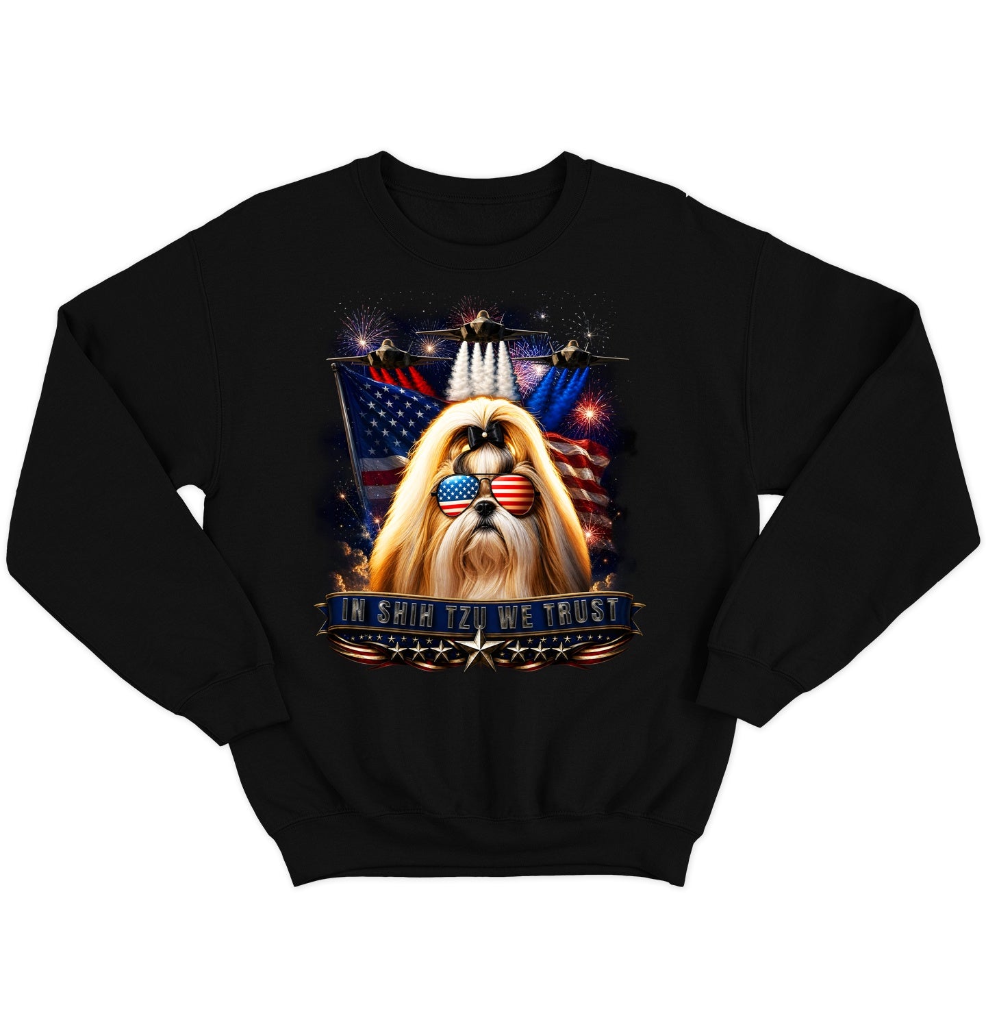 In Shih Tzu We Trust - Crewneck Sweatshirt