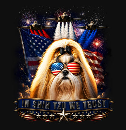 In Shih Tzu We Trust - Crewneck Sweatshirt