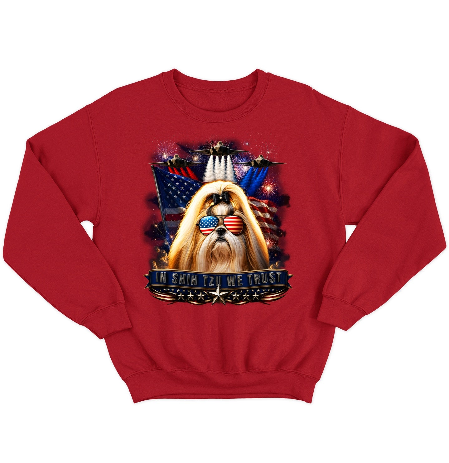 In Shih Tzu We Trust - Crewneck Sweatshirt