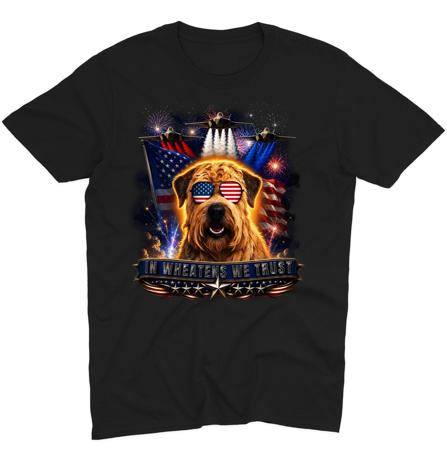 In Soft Coated Wheaten Terriers We Trust - Adult Unisex T-Shirt