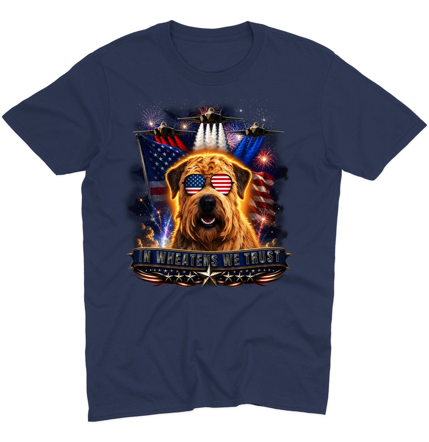 In Soft Coated Wheaten Terriers We Trust - Adult Unisex T-Shirt