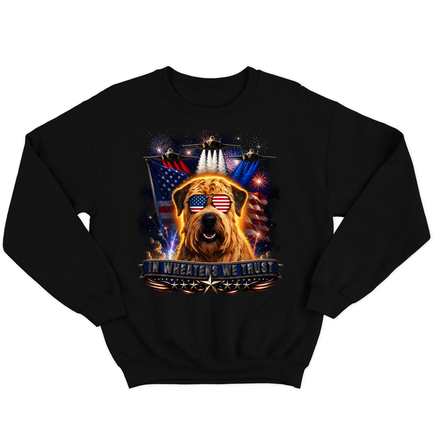 In Soft Coated Wheaten Terriers We Trust - Crewneck Sweatshirt