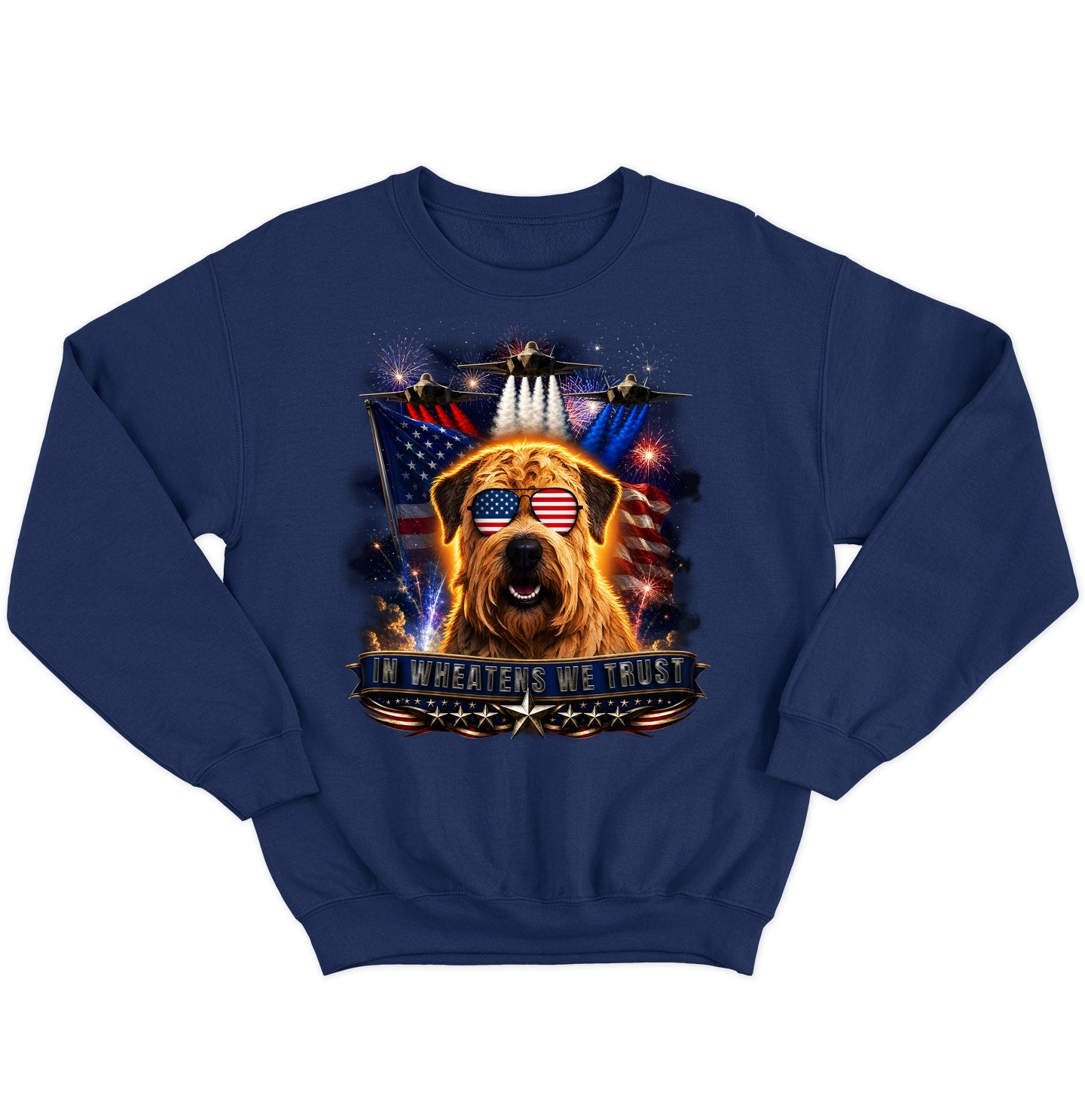 In Soft Coated Wheaten Terriers We Trust - Crewneck Sweatshirt