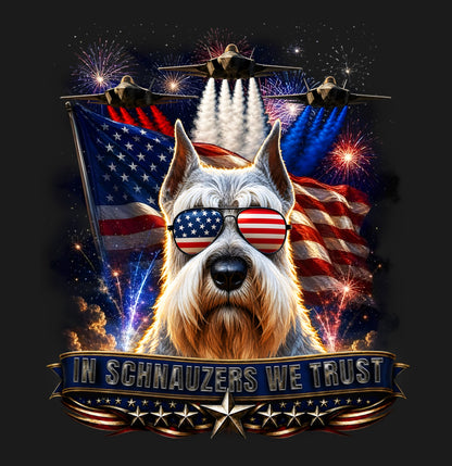 In Standard Schnauzers We Trust - Adult Unisex T-Shirt
