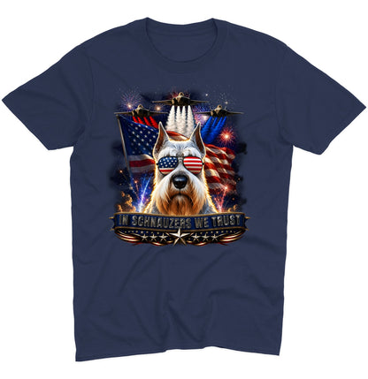 In Standard Schnauzers We Trust - Adult Unisex T-Shirt