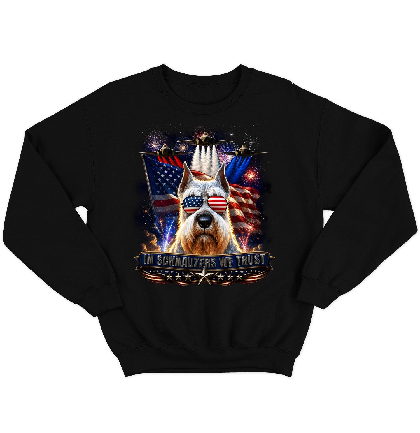 In Standard Schnauzers We Trust - Crewneck Sweatshirt