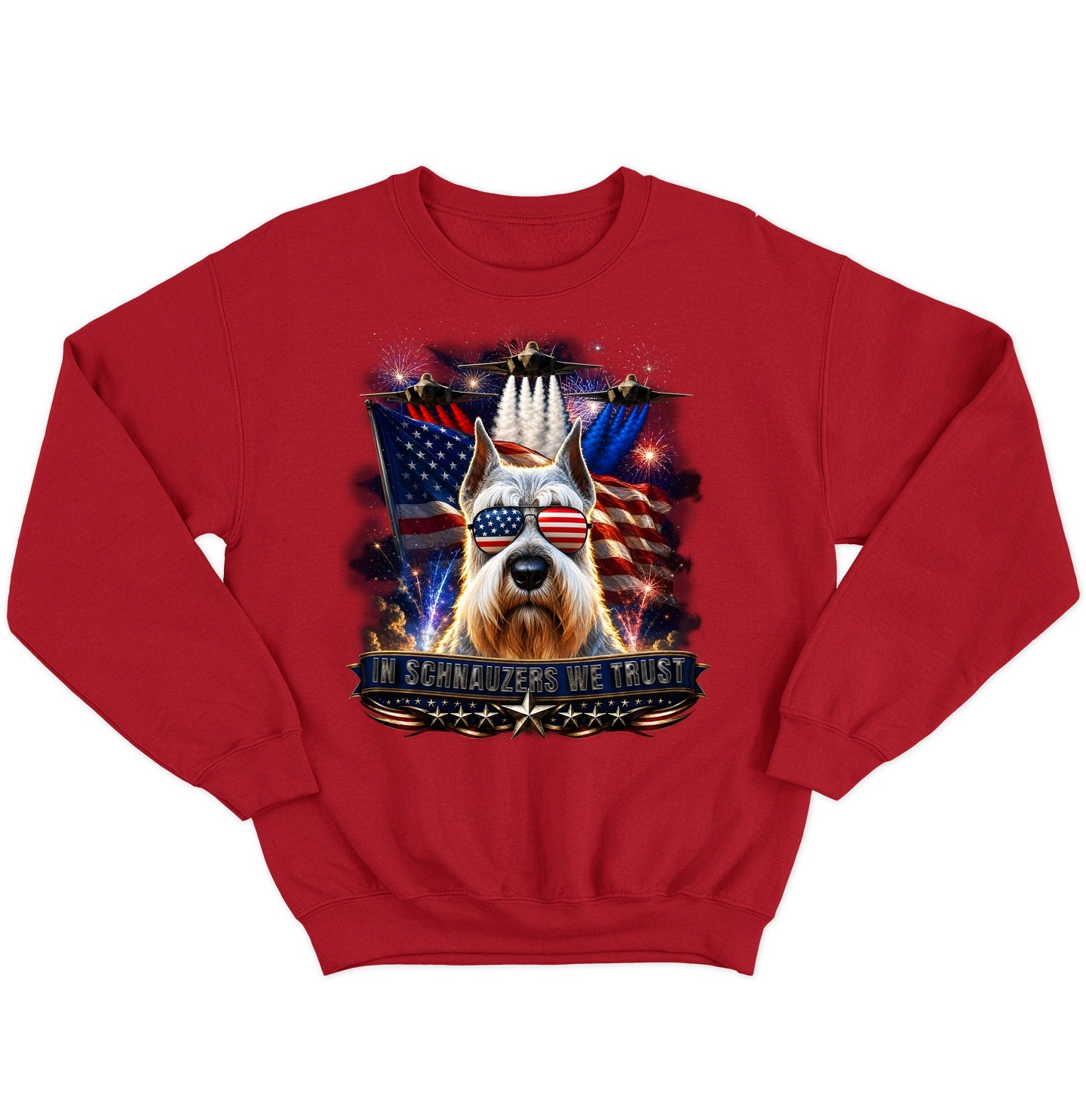 In Standard Schnauzers We Trust - Crewneck Sweatshirt