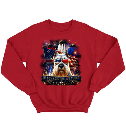 In Standard Schnauzers We Trust - Crewneck Sweatshirt