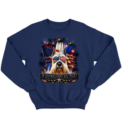 In Standard Schnauzers We Trust - Crewneck Sweatshirt
