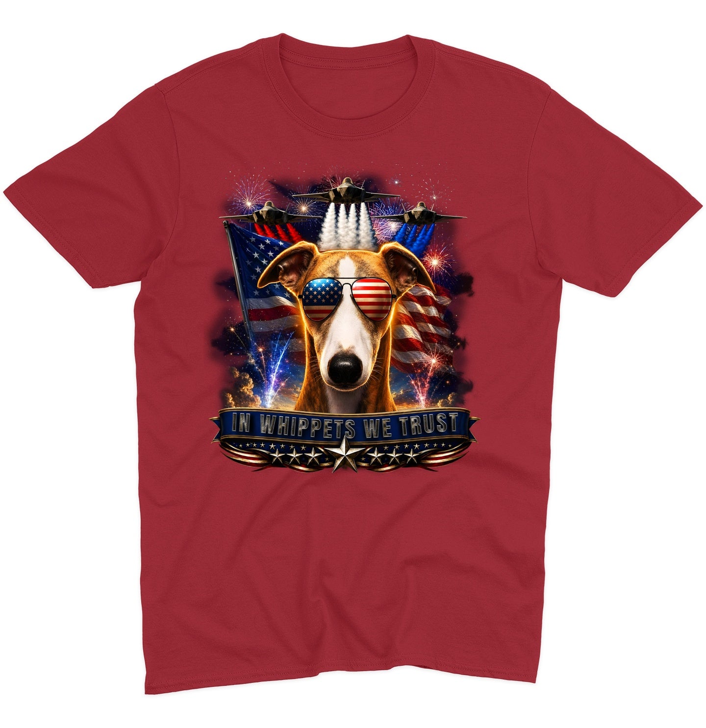 In Whippets We Trust - Adult Unisex T-Shirt