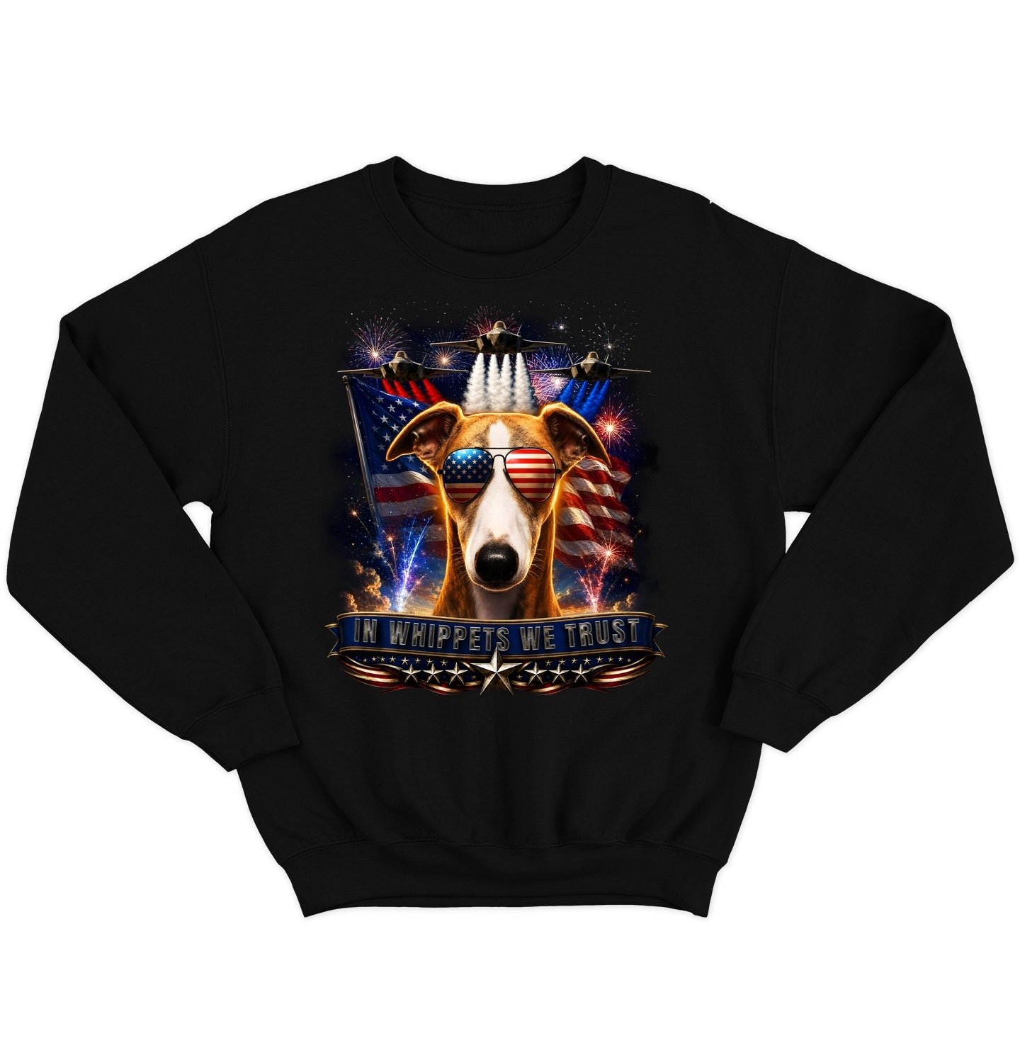 In Whippets We Trust - Crewneck Sweatshirt