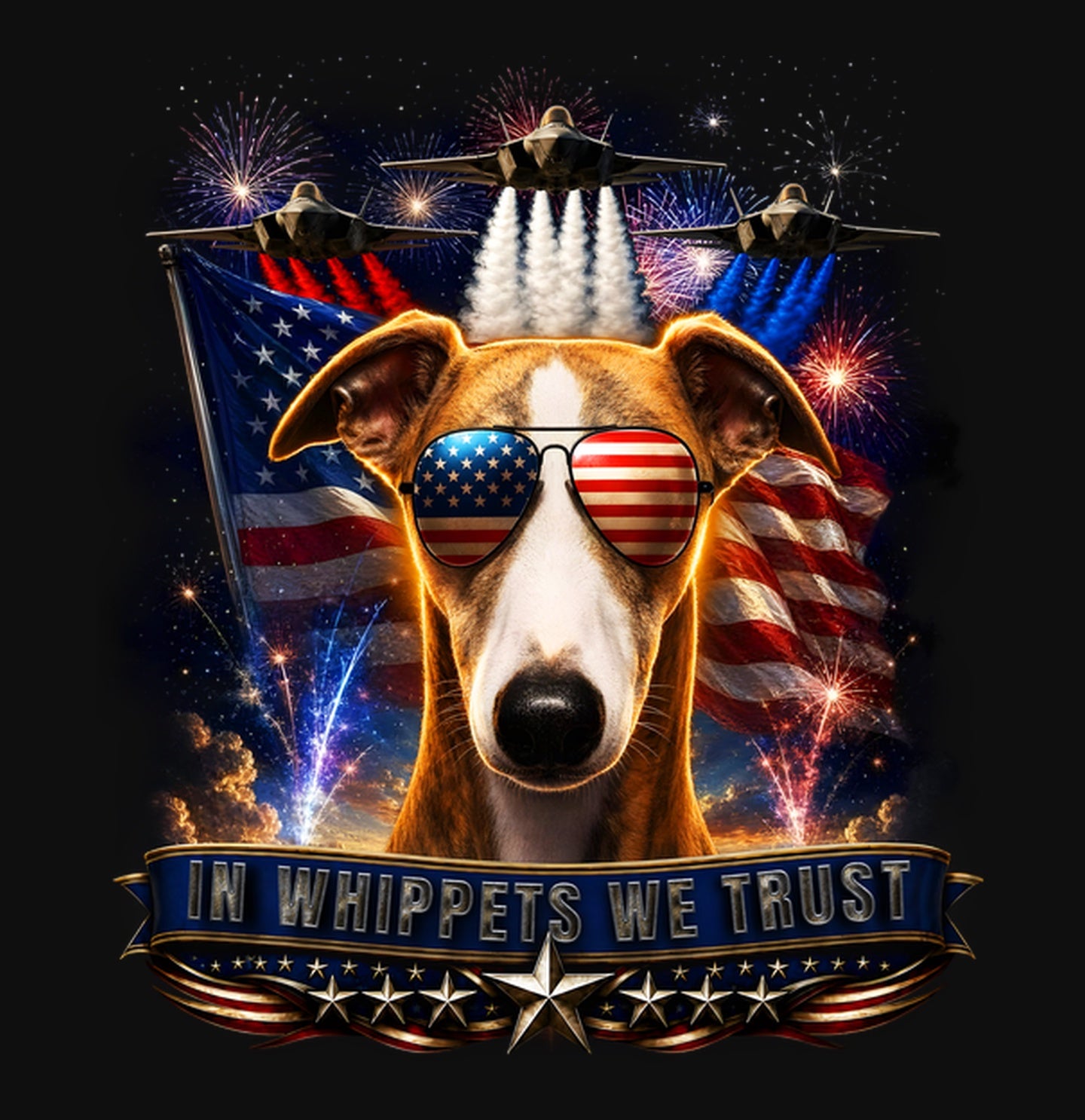In Whippets We Trust - Crewneck Sweatshirt