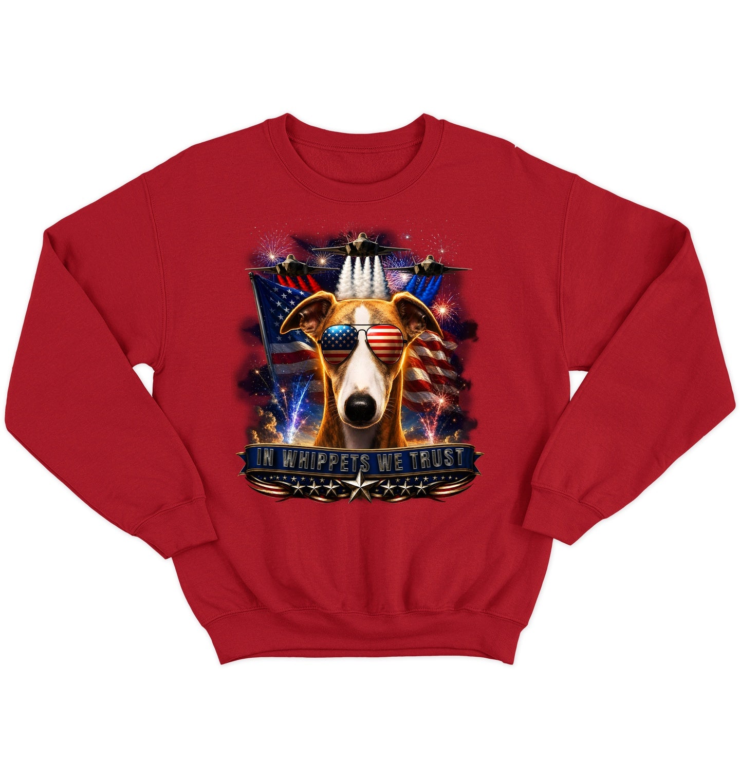 In Whippets We Trust - Crewneck Sweatshirt