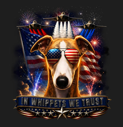 In Whippets We Trust - Women's V-Neck T-Shirt