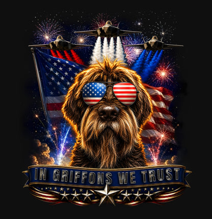In Wirehaired Pointing Griffons We Trust - Crewneck Sweatshirt