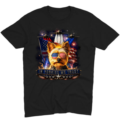 In Yorkshire Terriers We Trust - Adult Unisex T-Shirt