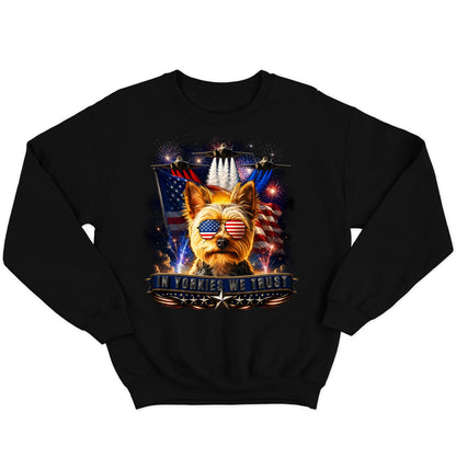 In Yorkshire Terriers We Trust - Crewneck Sweatshirt