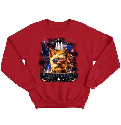 In Yorkshire Terriers We Trust - Crewneck Sweatshirt