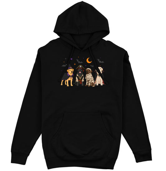 Labrador Retriever Halloween Lineup - Adult Unisex Hoodie