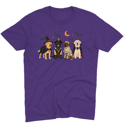 Labrador Retriever Halloween Lineup - Adult Unisex T-Shirt