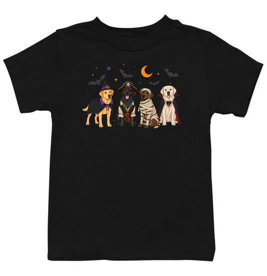 Labrador Retriever Halloween Lineup - Kids Unisex T-Shirt