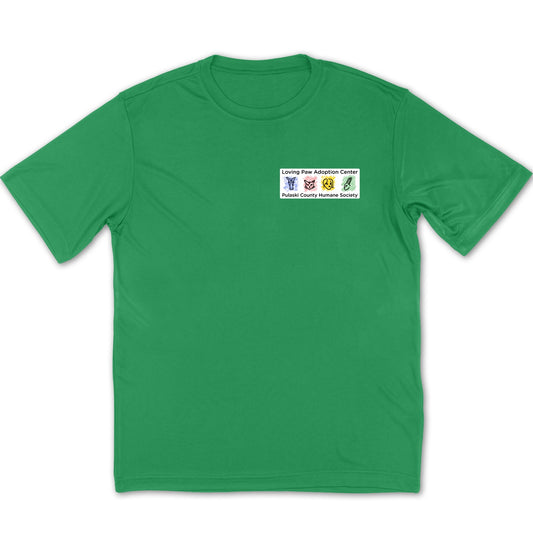 Loving Paws Adoption Center Logo - Adult Dri-Fit T-Shirt