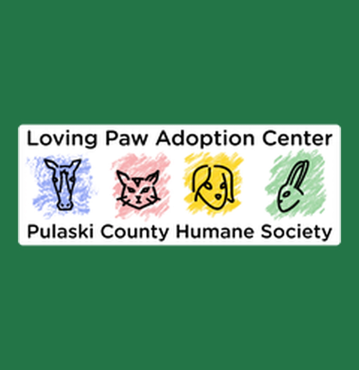 Loving Paws Adoption Center Logo - Adult Dri-Fit T-Shirt