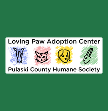 Loving Paws Adoption Center Logo - Adult Dri-Fit T-Shirt