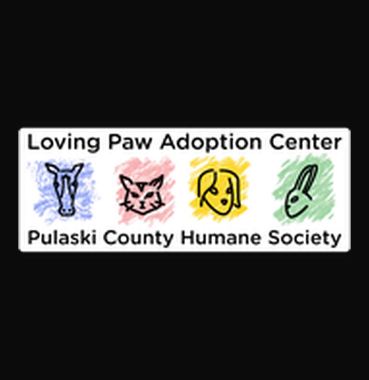 Loving Paws Adoption Center Logo - Adult Unisex Full-Zip Hoodie Sweatshirt