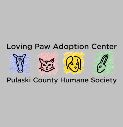 Loving Paws Adoption Center Logo - Kids Unisex T-Shirt