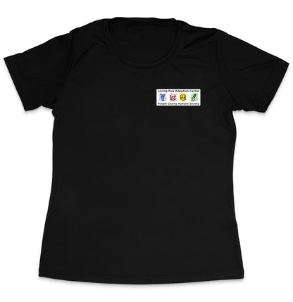 Loving Paws Adoption Center Logo (Left Chest) - Women's Dri-Fit T-shirt