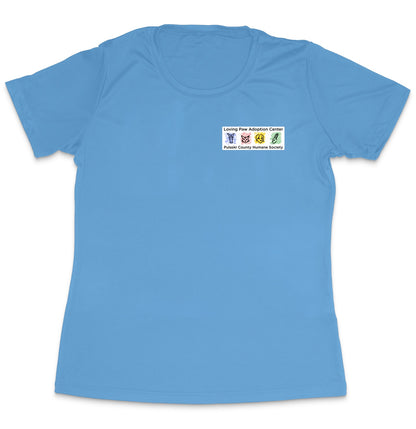 Loving Paws Adoption Center Logo (Left Chest) - Women's Dri-Fit T-shirt