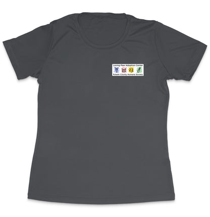 Loving Paws Adoption Center Logo (Left Chest) - Women's Dri-Fit T-shirt