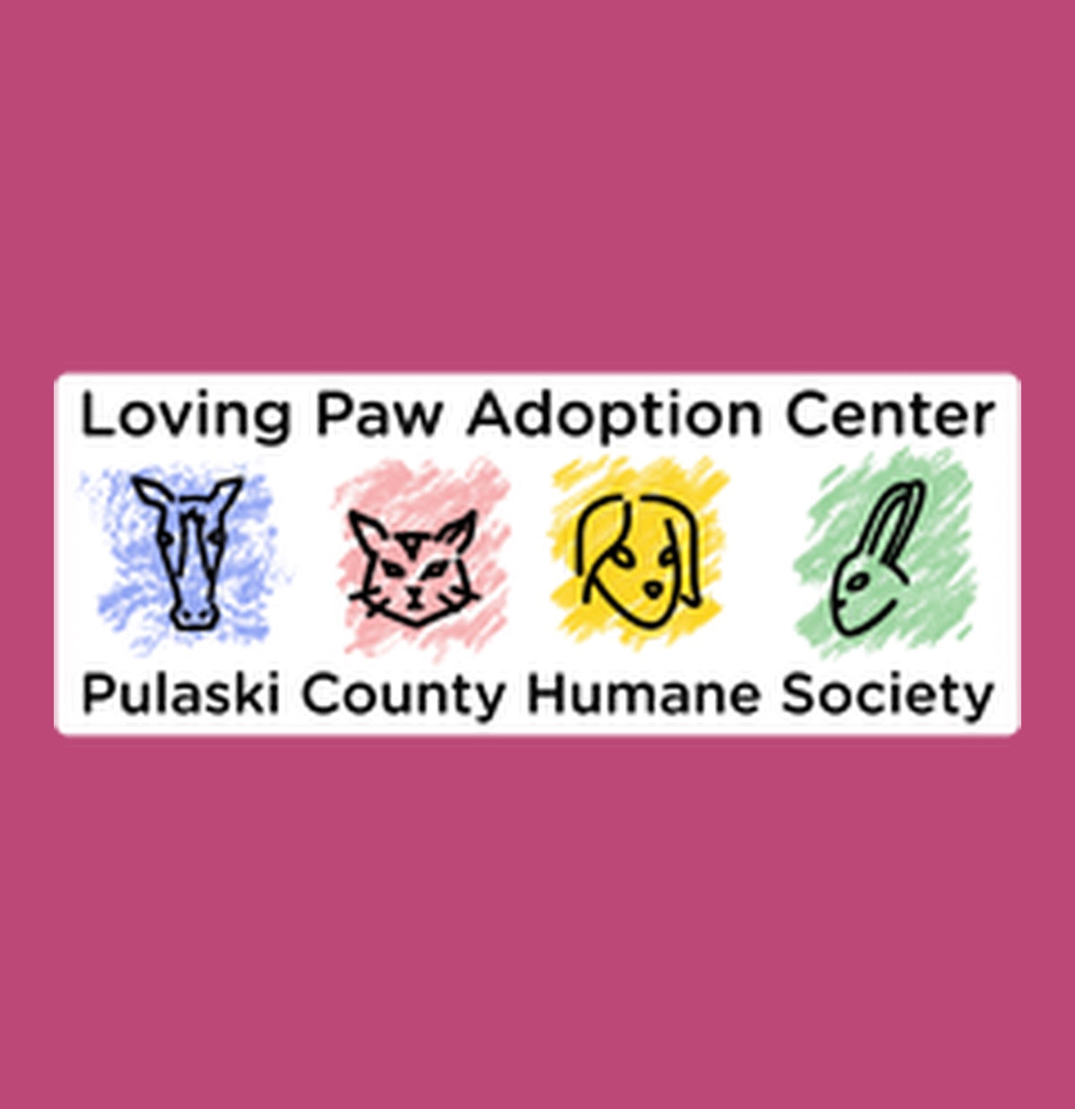 Loving Paws Adoption Center Logo (Left Chest) - Women's Dri-Fit T-shirt