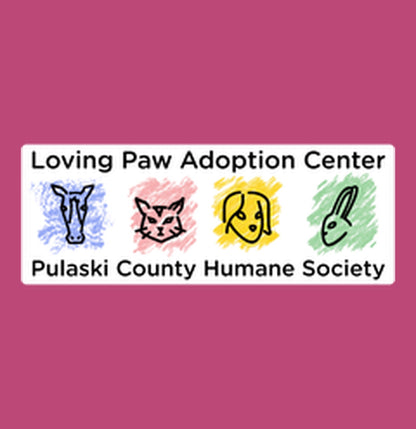 Loving Paws Adoption Center Logo (Left Chest) - Women's Dri-Fit T-shirt