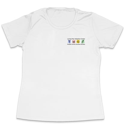 Loving Paws Adoption Center Logo (Left Chest) - Women's Dri-Fit T-shirt