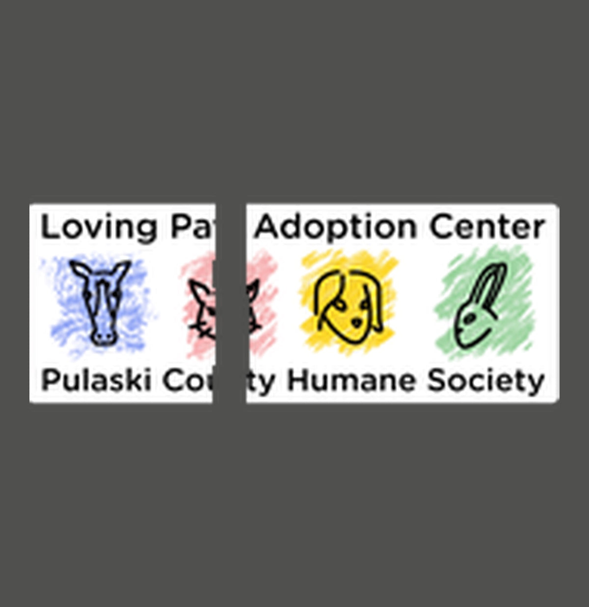 Loving Paws Adoption Center Logo - Women's Full-Zip Hoodie Sweatshirt