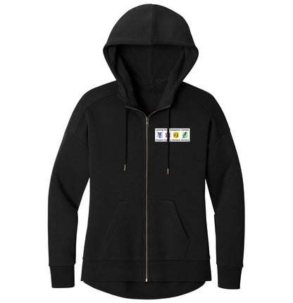 Loving Paws Adoption Center Logo - Women's Full-Zip Hoodie Sweatshirt