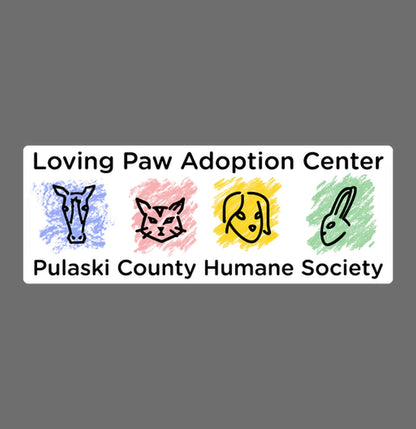 Loving Paws Adoption Center Logo - Women's V-Neck Tri-Blend T-Shirt