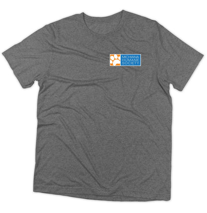 Michiana Humane Society Logo - Adult Tri-Blend T-Shirt