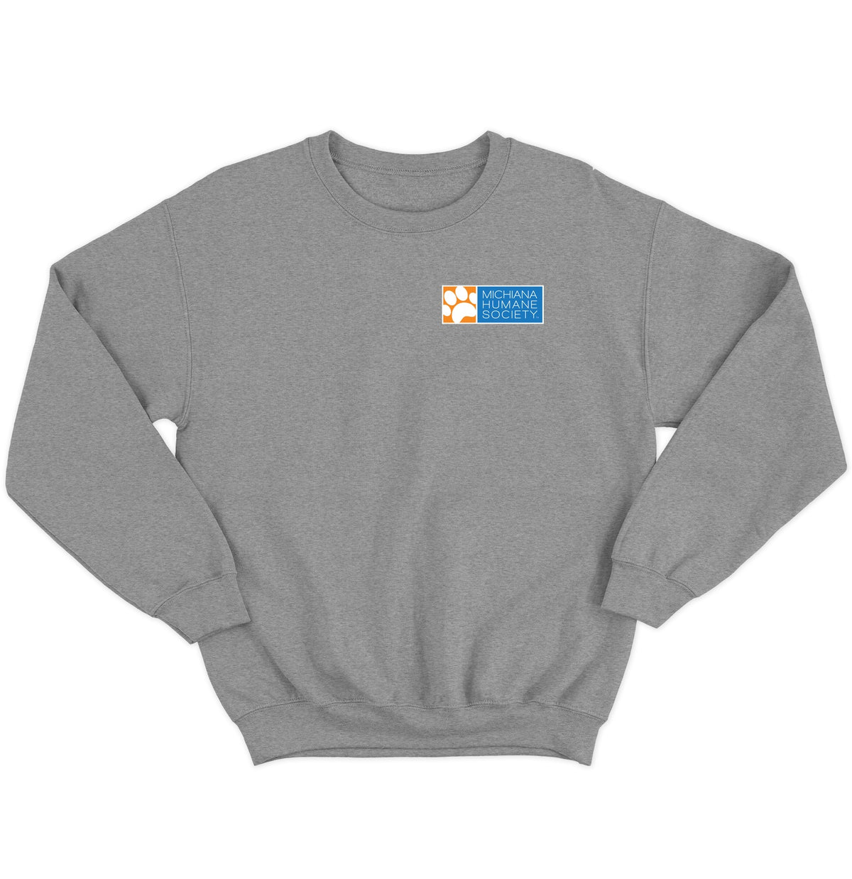 Michiana Humane Society Logo - Adult Unisex Crewneck Sweatshirt