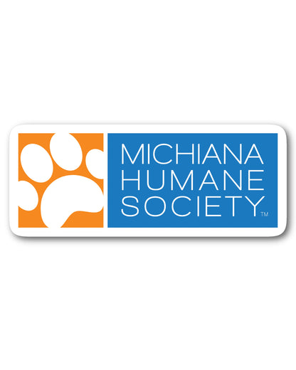 Michiana Humane Society Logo - Kiss Cut Sticker