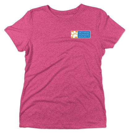Michiana Humane Society Logo - Women's Tri-Blend T-Shirt