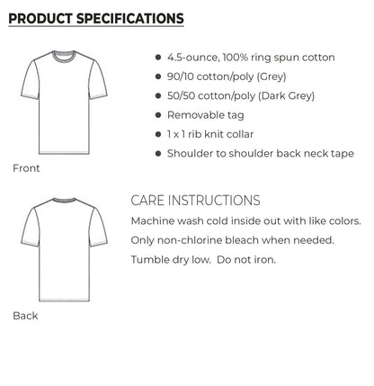Full Moon Wolf - Adult Unisex T-Shirt - Specs