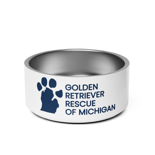 Golden Retriever Rescue of Michigan Logo - Pet Bowl