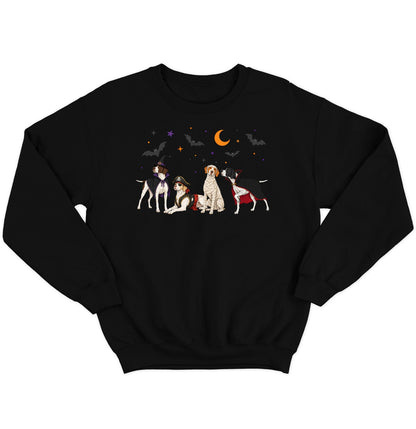 Pointer Halloween Lineup - Adult Unisex Crewneck Sweatshirt